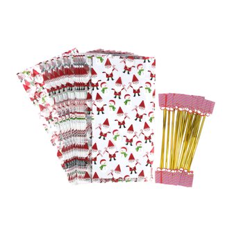 Santa Treat Bags 20 Pack