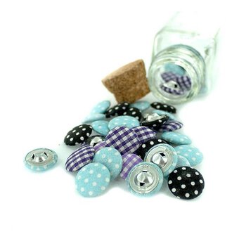 Hemline Self-Cover Buttons 15mm 6 Pack