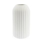 Ceramic Reeded Vase 10cm x 17.5cm  image number 1