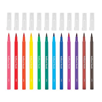 Brilliant Brush Markers 12 Pack image number 2