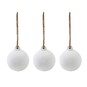 Ceramic Baubles with Jute 3 Pack image number 1