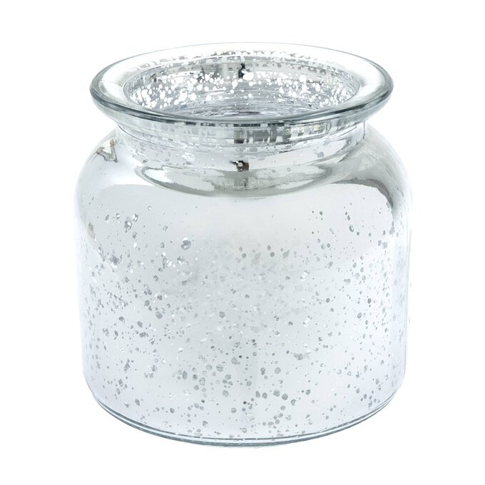 Silver Round Mercury Jar 11cm image number 1