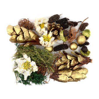 Green and Gold Wreath Making Kit image number 2