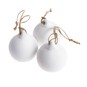 Mini Ceramic Baubles with Jute 3 Pack image number 5