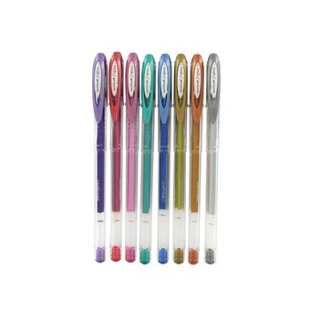 Uni-ball Signo Gel Ink Rollerballs X8 Metallic