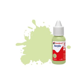 Humbrol Pastel Green Matt Acrylic Paint Dropper 14ml (36)