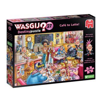 Wasgij Destiny 27 Café to Latte Jigsaw Puzzle 1000 Pieces