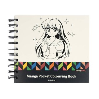 Manga Pocket Colouring Book