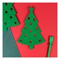 Dotty Green Tree Felt Stickers 4 Pack image number 2
