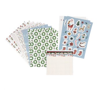 Holly Jolly Christmas Card Kit A6 20 Pack image number 5