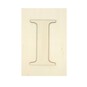 Wooden Letter I Plaque 10cm x 15cm image number 1