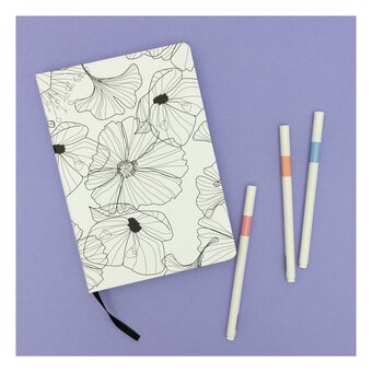 Floral Colouring Journal