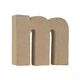 Lowercase Mini Mache Letter M