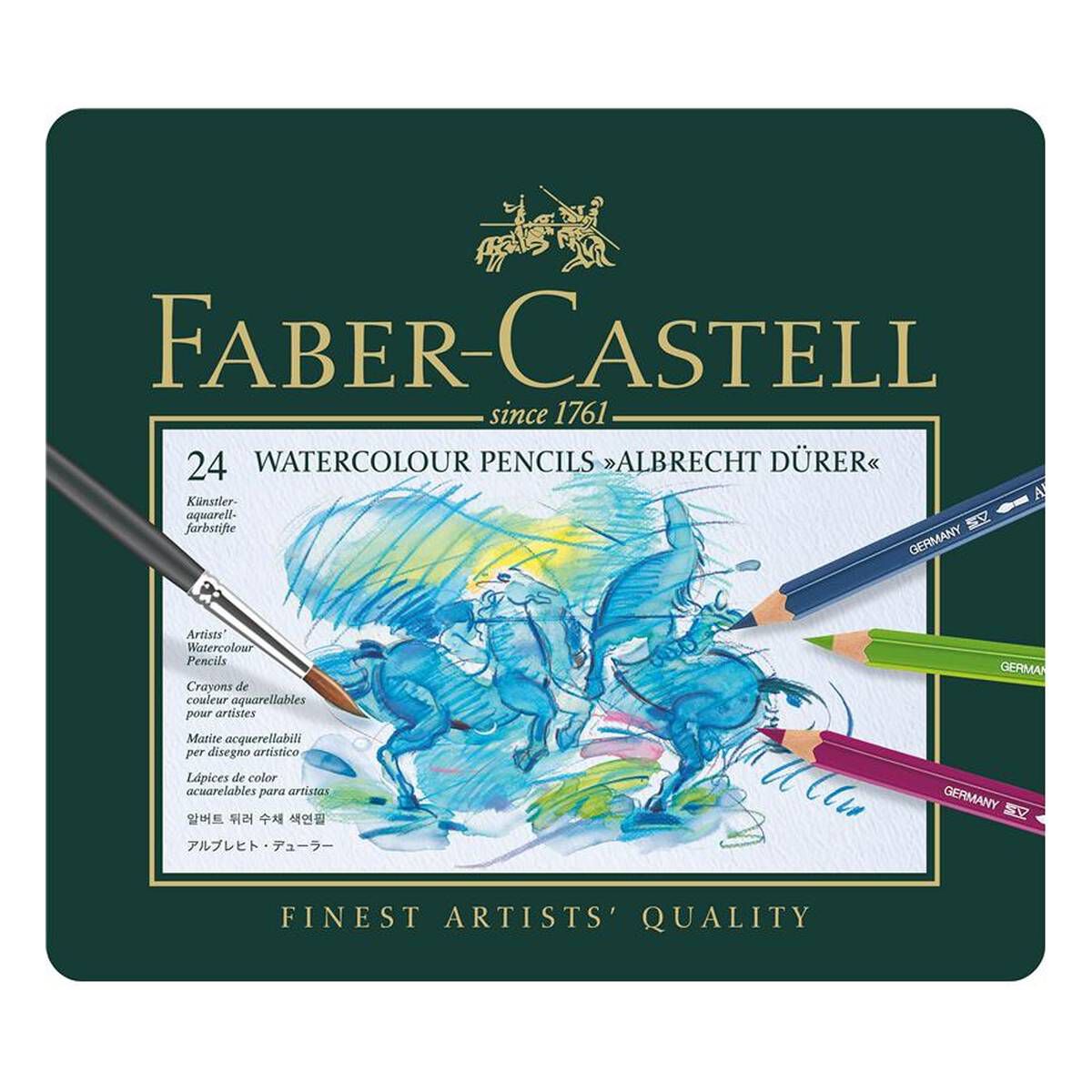 Faber Castell Watercolour Pencils 24 Pack Hobbycraft