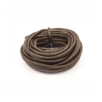 Beads Unlimited Brown Thin Bootlace 3m