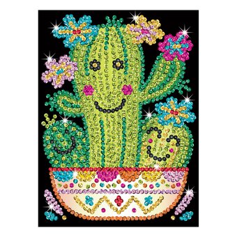 Kitfix Cactus Sequin Art Kit image number 5