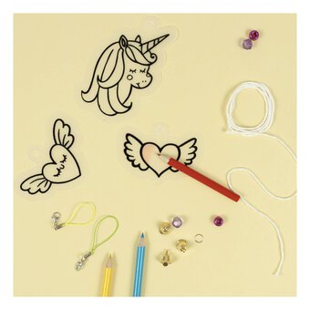 Make Your Own Unicorn Shrink Art Kit image number 3