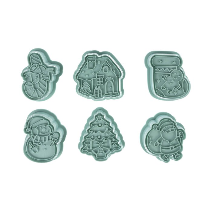 Christmas Cookie Cutter 6 Pack image number 1