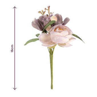 Purple Finished Buttonhole Pick 16cm image number 3