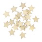 Wooden Star Confetti 24 Pieces  image number 1