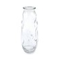 Clear Textured Glass Vase 19cm x 7cm image number 1