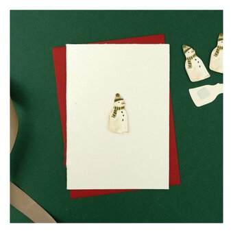 Snowman Card Toppers 4 Pack 