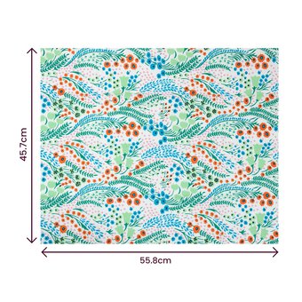 Bright Floral Single Cotton Fat Quarter image number 4