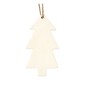 Hanging Ceramic Slim Tree Decoration 10cm image number 2