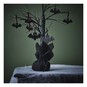 Black Light-Up Halloween Tree 60cm  image number 1