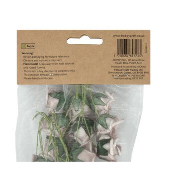 Soft Pink Wired Small Flowers 18 Pack image number 6