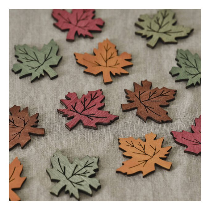 Wooden Leaf Scatter 12 Pack image number 1