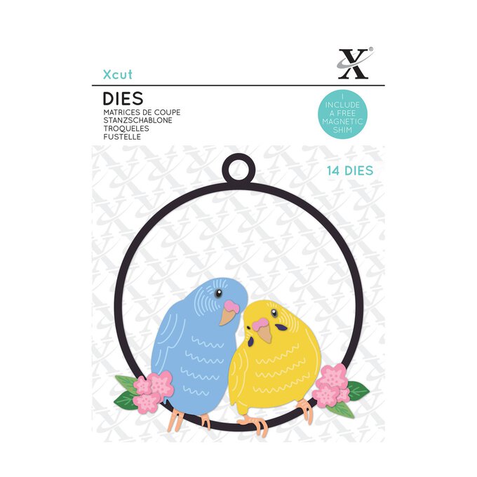 Xcut Budgie Die Set 14 Pieces image number 1