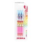 Zebra Black Unicorn Ballpoint Pens 3 Pack image number 1