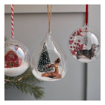 Fillable Baubles 6cm 6 Pack image number 6