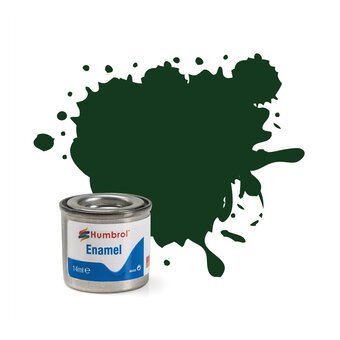 Humbrol Brunswick Green Enamel Gloss Paint 14ml (3)