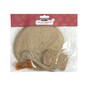 Large Natural Hessian Jam Jar Topper Kit 24 Pack  image number 5