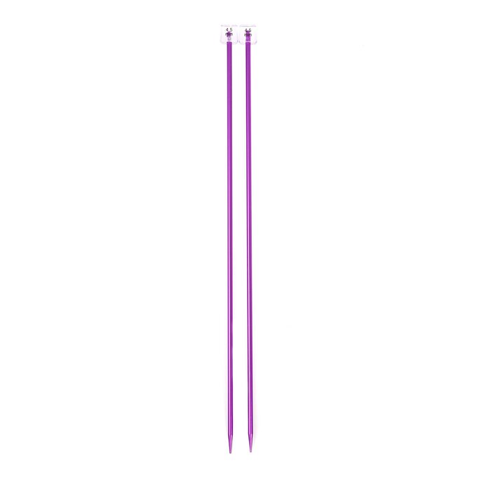 Knitcraft Purple Knitting Needles 4.5mm image number 1