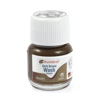 Humbrol Dark Brown Wash Enamel 28ml 