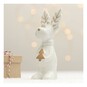 Standing Glazed Ceramic Reindeer Decoration 12cm image number 3