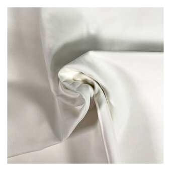 Women’s Institute White Premium Cotton Fabric by the Metre