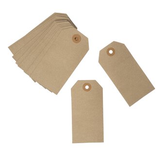 Kraft Brown Luggage Gift Tags 24 Pack