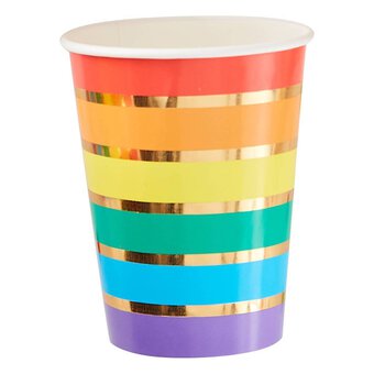 Coloured Paper Straws 20 Pack