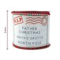 Santa Letter Wire Edge Ribbon 63mm x 3m image number 3
