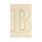 Wooden Letter B Plaque 10cm x 15cm image number 1