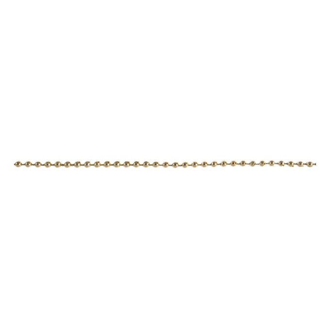 Gold 2.5mm Plain Pearl Beading by the Metre | Hobbycraft