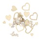 Wooden Love Confetti 24 Pieces image number 1