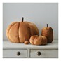 Tall Rust Plush Pumpkin 18cm image number 2