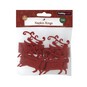 Red Felt Reindeer Napkin Rings 4 Pack image number 5