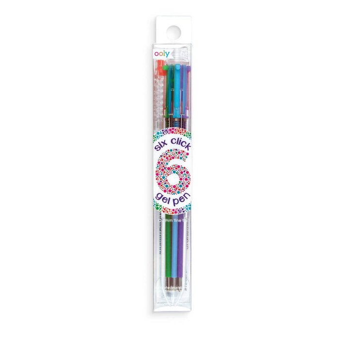 Assorted Six Click Gel Pen image number 1