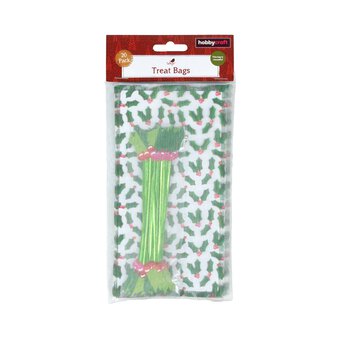 Holly Treat Bags 20 Pack image number 4